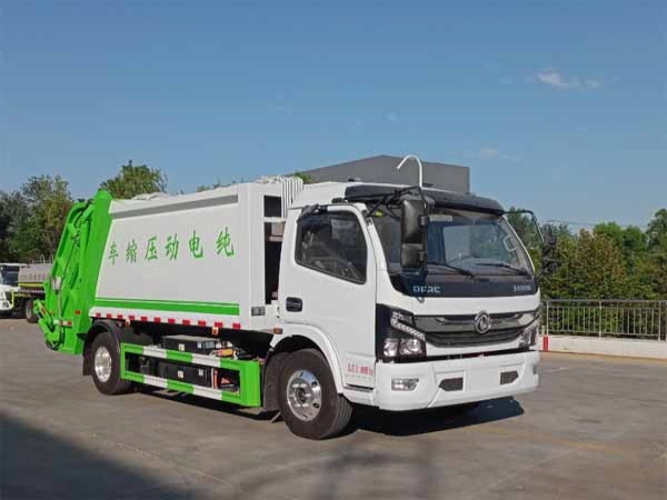 6方純電動(dòng)壓縮式垃圾車